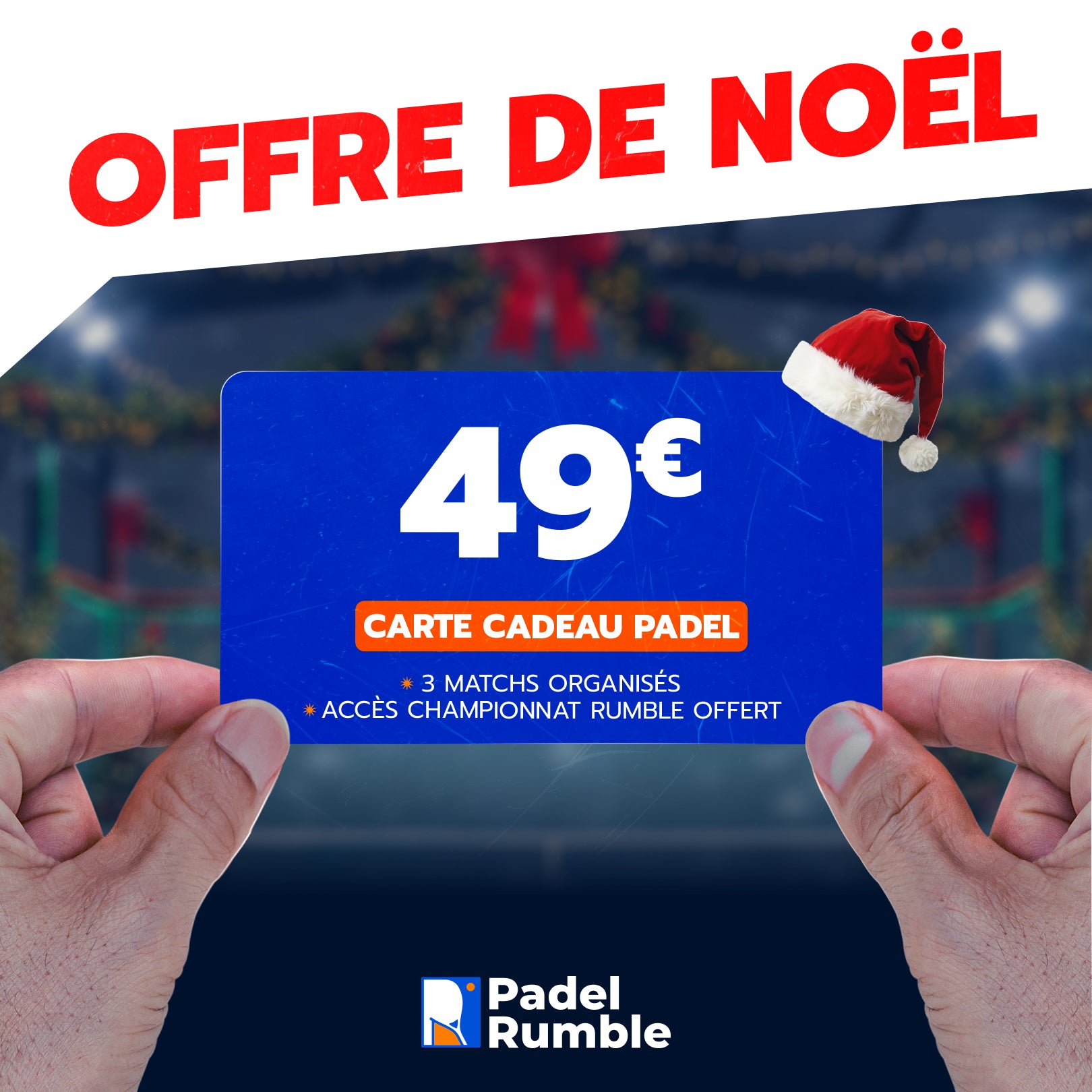 Carte Cadeau Challenger - 3 Matchs